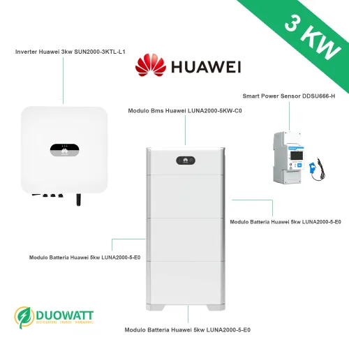 kit inverter 3kw con accumulo 15kw Huawei