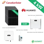 Kit Fotovoltaico 4kW con Accumulo Huawei 5kW