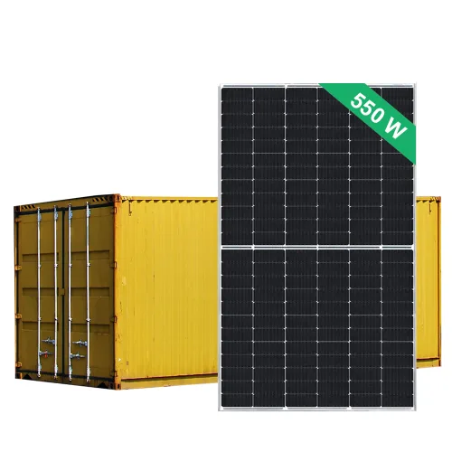 container canadian solar 550W 700 pannelli fotovoltaici