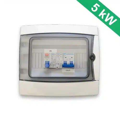 quadro elettrico 25A AC Fotovoltaico 5kW monofase